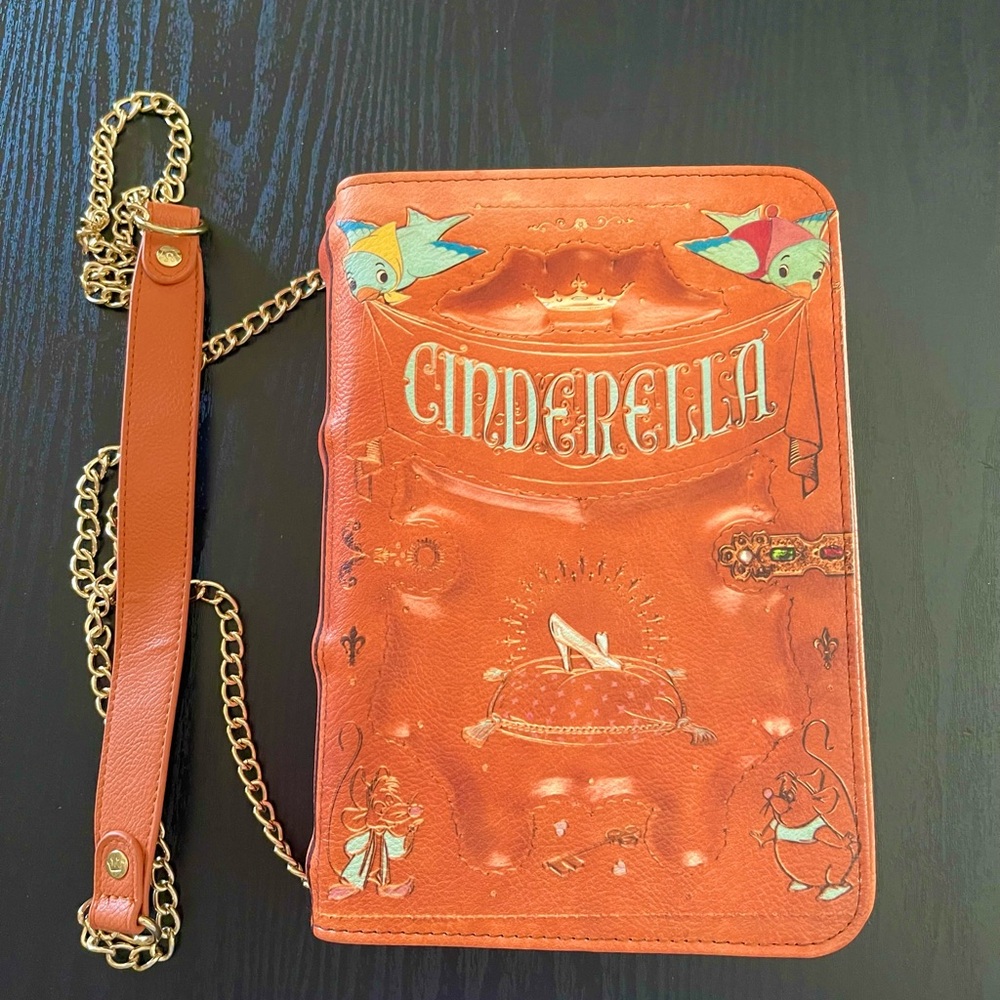 Loungefly Cinderella Story Book Crossbody Bag